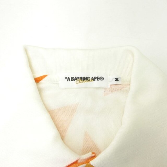 A BATHING APE(アベイシングエイプ)のアベイシングエイプ A BATHING APE 半袖 ポロシャツ スター M  メンズのトップス(ポロシャツ)の商品写真