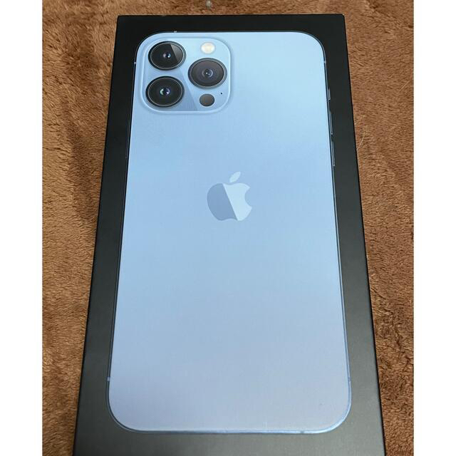 美品 SIMフリー iPhone13 Pro MAX 256GB シエラブルー