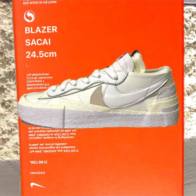 【24.5㎝】NIKE Blazer sacai