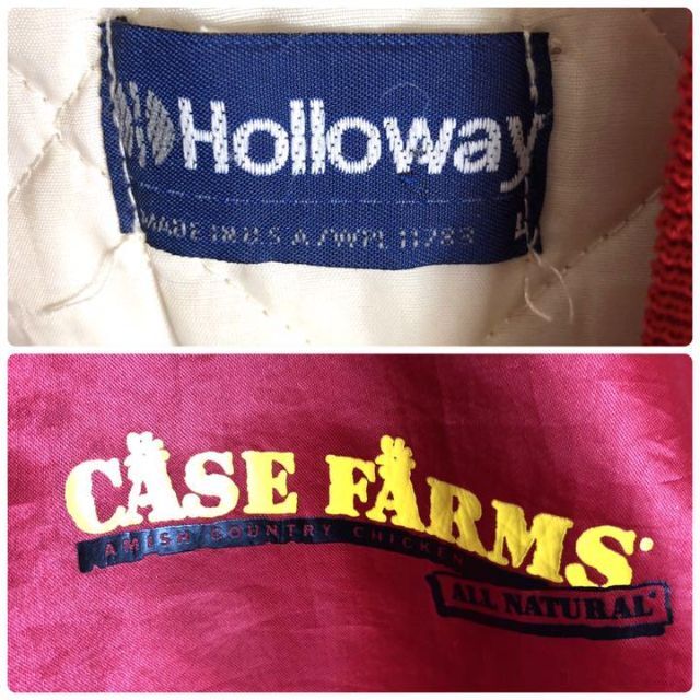 Holloway☆ナイロンスタジャン USA製 ゆるだぼ デカロゴ u58