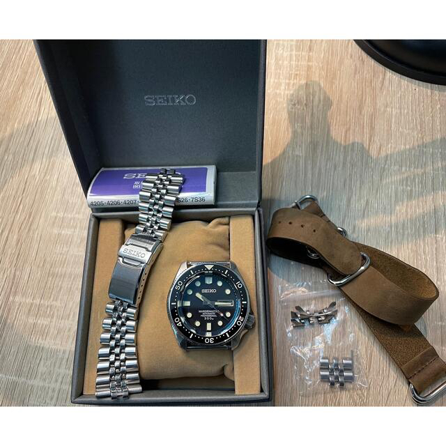 SEIKO(セイコー)のSEIKO Skx007 MOD カスタム ブラックボーイ メンズの時計(腕時計(アナログ))の商品写真