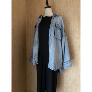 ダブルクローゼット(w closet)のW closetデニム ビッグシャツ(その他)