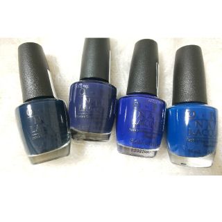 オーピーアイ(OPI)のO.P.I ネイル 4本セット   ダークブルー系③(マニキュア)