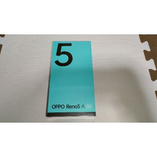 オッポ(OPPO)の【新品未開封】OPPO Reno5 A SIMフリー版 シルバーブラック(スマートフォン本体)