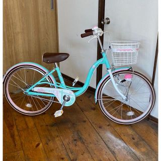 ② 中古車　女の子用　20インチ　LEDオートライト　美品(自転車本体)