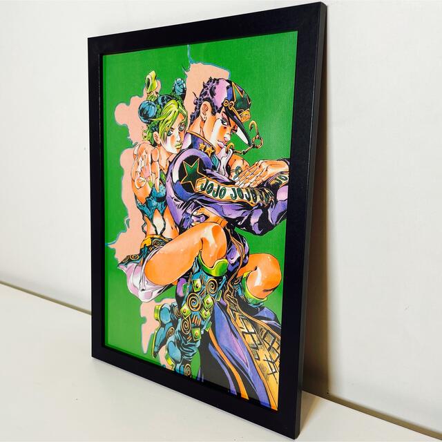 【額付きポスター】JOJO ジョジョの奇妙な冒険 承太郎 徐倫②(新品) エンタメ/ホビーのアニメグッズ(ポスター)の商品写真