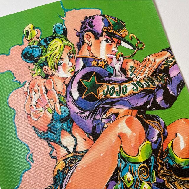 【額付きポスター】JOJO ジョジョの奇妙な冒険 承太郎 徐倫②(新品) エンタメ/ホビーのアニメグッズ(ポスター)の商品写真