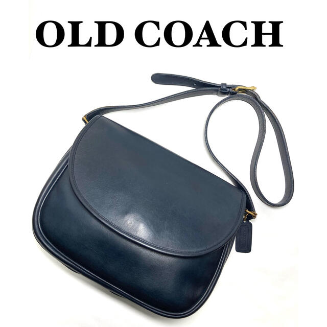 USA製ネイビーOLD COACHオールドコーチ　ショルダーバッグ