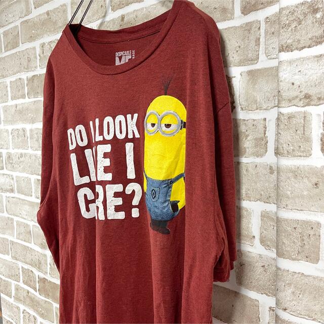 ミニオン(ミニオン)のミニオンズ プリントT 半袖 アメリカ直輸入 US古着 ゆるダボ MINIONS メンズのトップス(Tシャツ/カットソー(半袖/袖なし))の商品写真