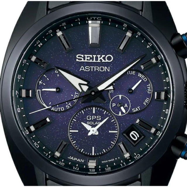 ポイント10倍】 SEIKO - 新品 セイコー アストロン オールブラック SBXC077 星雲 5X-53 腕時計(アナログ) -  