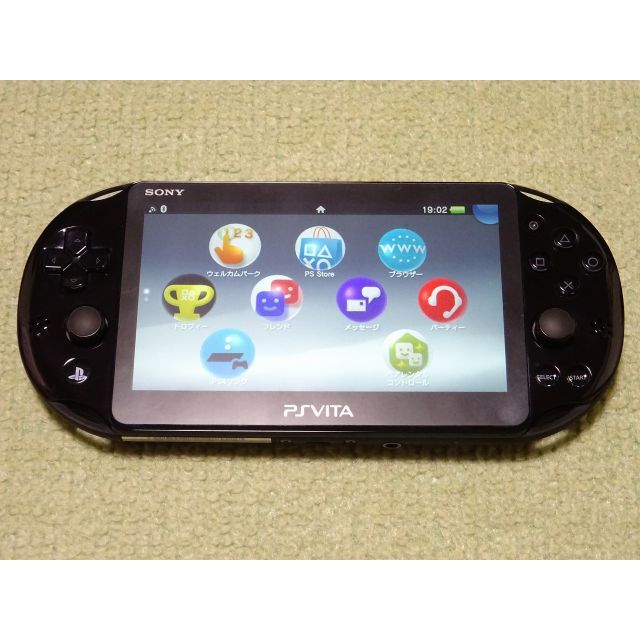 最終決算 PlayStation Vita - ★PSVita PCH-2000 ブラック fw3.69★ 携帯用ゲーム機本体