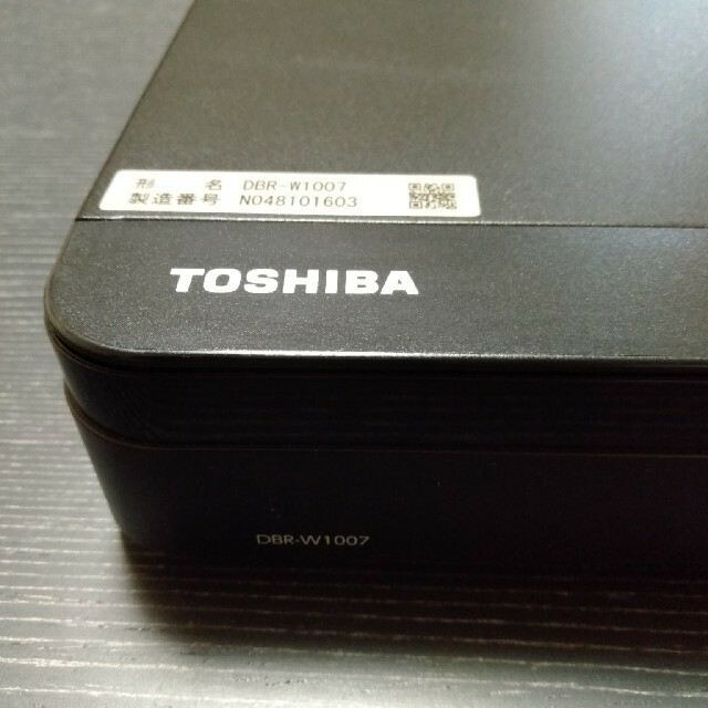 東芝ブルーレイレコーダー　DBR-W1007