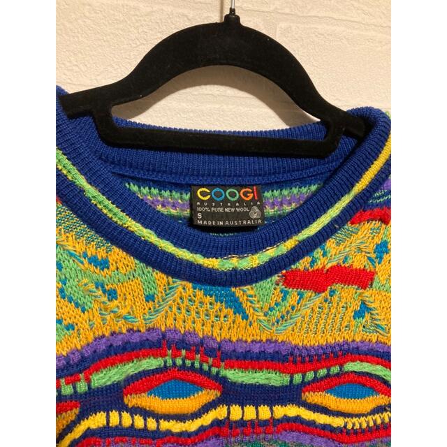 Coogi クージー立体編み込み 3Dニット