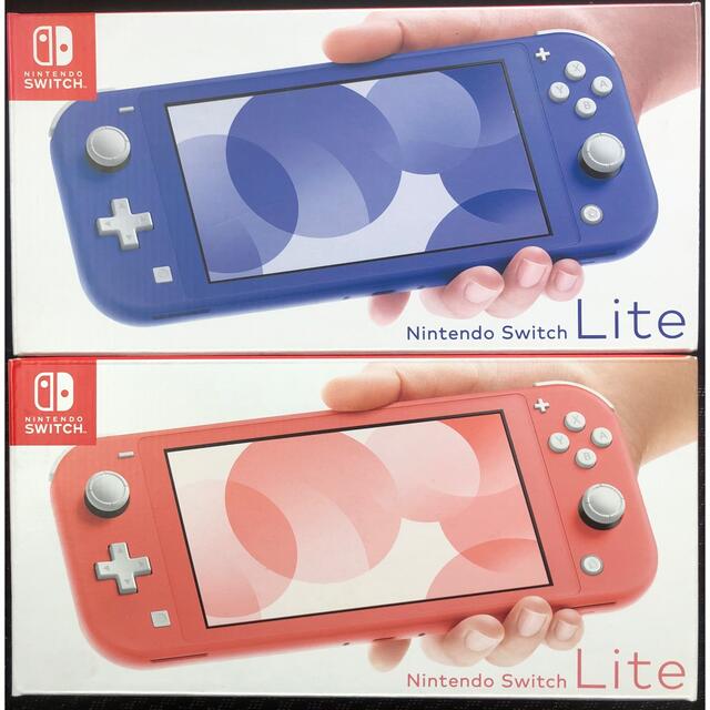 《新品・未使用》Nintendo Switch Lite ブルー & ピンク