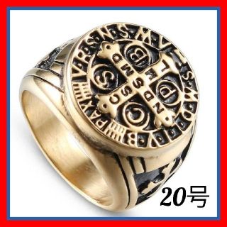 【SALE】メンズ　アクセサリー リング 十字架 20号　指輪　クロス　おしゃれ(リング(指輪))