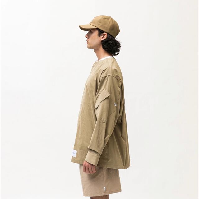 W)taps(ダブルタップス)のWTAPS 2022SS SCOUT LS NYCO BLACK XLサイズ メンズのトップス(シャツ)の商品写真