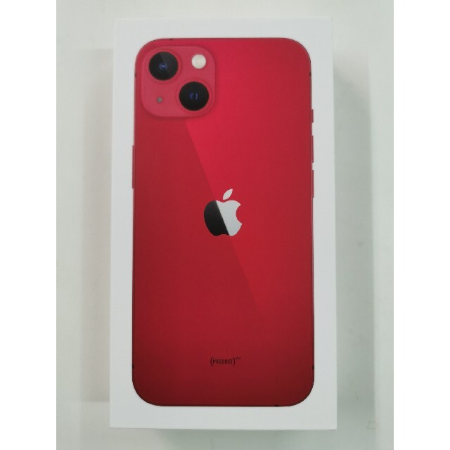 iPhone 13 RED 128GB SIMフリー 新品未開封スマホ/家電/カメラ