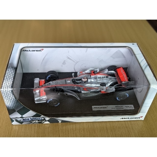 ホットウィール製　MP4-21 キミ・ライコネン　1/18+おまけ