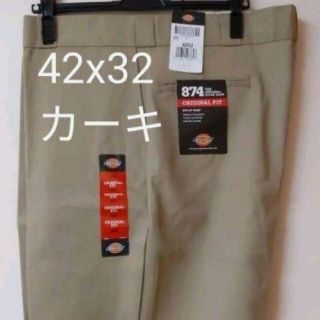 ディッキーズ(Dickies)の新品 42x32 KH ワークパンツ ディッキーズ カーキ(ワークパンツ/カーゴパンツ)