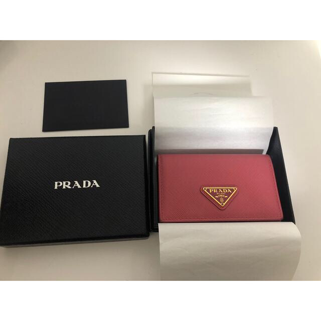 PRADA カードケース　名刺ケース　ピンク 1