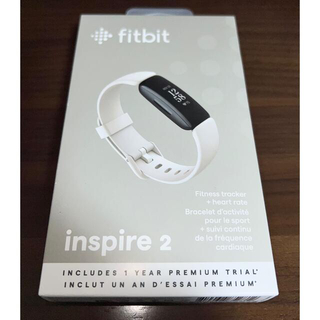 フィットフィット(fitfit)の［新品］Fitbit Inspire2 ホワイト(腕時計(デジタル))