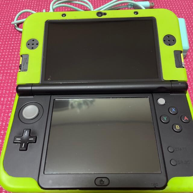 任天堂(ニンテンドウ)の任天堂　3DS L L ライムグリーン　カバー付き❣️美品♪ エンタメ/ホビーのゲームソフト/ゲーム機本体(携帯用ゲーム機本体)の商品写真