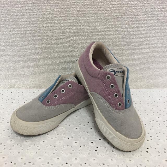 CONVERSE(コンバース)のconverse/コンバース/スリッポン/左右非対称/アシンメトリーカラー キッズ/ベビー/マタニティのキッズ靴/シューズ(15cm~)(スリッポン)の商品写真