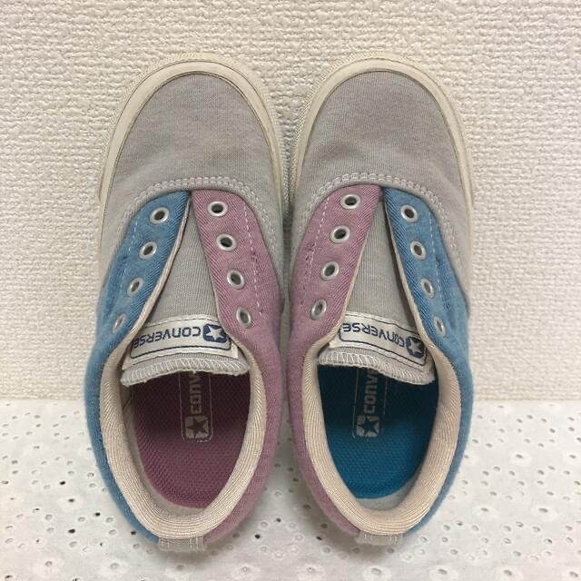 CONVERSE(コンバース)のconverse/コンバース/スリッポン/左右非対称/アシンメトリーカラー キッズ/ベビー/マタニティのキッズ靴/シューズ(15cm~)(スリッポン)の商品写真