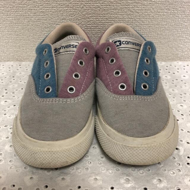 CONVERSE(コンバース)のconverse/コンバース/スリッポン/左右非対称/アシンメトリーカラー キッズ/ベビー/マタニティのキッズ靴/シューズ(15cm~)(スリッポン)の商品写真