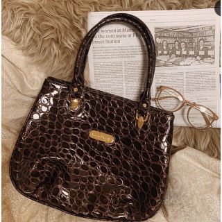 スナイデル(SNIDEL)のoriginal croco leather Boston bag(ハンドバッグ)