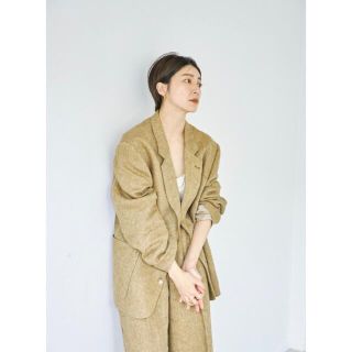 新品 todayful Boyfriend Linen Jacket 38サイズ