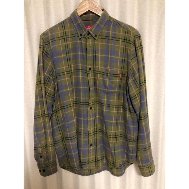 野村周平着用 supreme tartan flannel shirt M - トップス