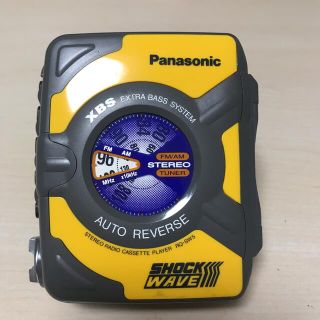 パナソニック(Panasonic)の【美品DE可動品】Panasonic SHOCKWAVE RQ-SW5(ポータブルプレーヤー)