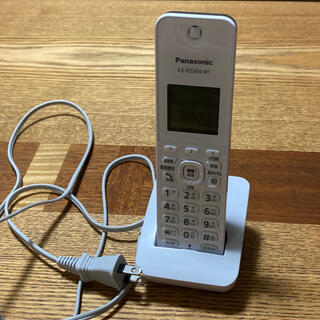パナソニック(Panasonic)のパナソニック　ファックス電話　子機1台(電話台/ファックス台)