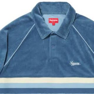 シュプリーム(Supreme)の野村周平着用Supreme Stripe Velour RaglanPolo(ポロシャツ)