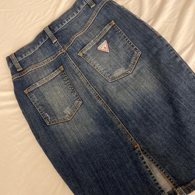 GUESS(ゲス)のGuess デニムスカート  レディースのスカート(ひざ丈スカート)の商品写真