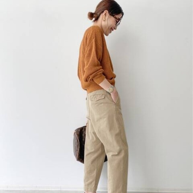 L'Appartement DEUXIEME CLASSE(アパルトモンドゥーズィエムクラス)のL'Appartem【Americana/アメリカーナ】Chino Pants レディースのパンツ(カジュアルパンツ)の商品写真