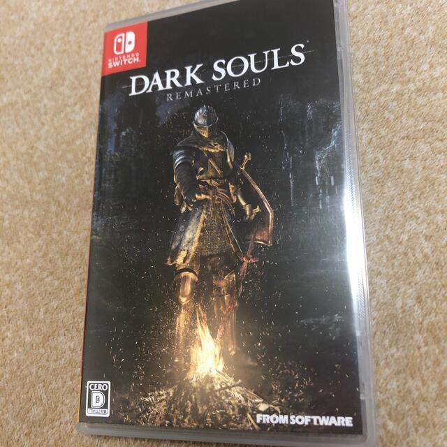 Nintendo Switch(ニンテンドースイッチ)の『DARK SOULS REMASTERED』Switch 中古　ダークソウル エンタメ/ホビーのゲームソフト/ゲーム機本体(家庭用ゲームソフト)の商品写真