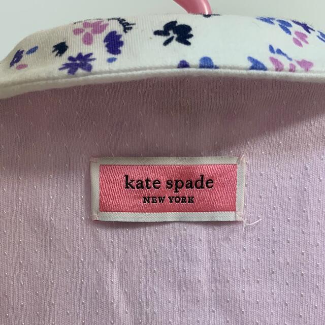 kate spade new york(ケイトスペードニューヨーク)のケイトスペード　リバーシブルジャケット☆80サイズ　花柄×ラベンダー♪ キッズ/ベビー/マタニティのベビー服(~85cm)(ジャケット/コート)の商品写真