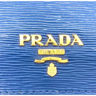 PRADA - PRADA プラダ キーケース ネイビー レザー 美品の通販 by