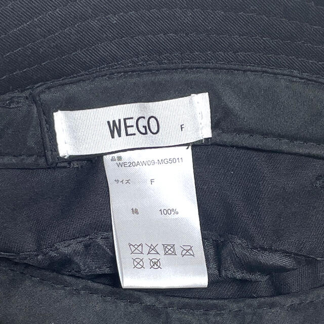 WEGO(ウィゴー)のWEGO･バケットハット・黒ハット・帽子 レディースの帽子(ハット)の商品写真