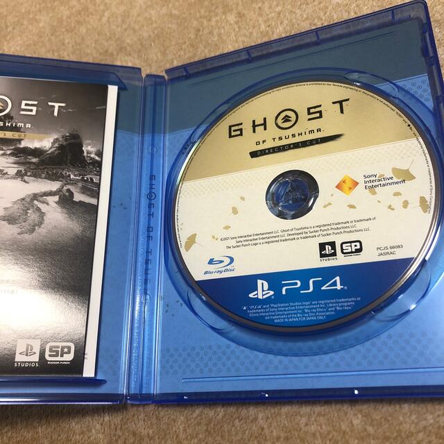 PlayStation4(プレイステーション4)の『GHOST OF TSUSHIMA ディレクターズカット』PS4 エンタメ/ホビーのゲームソフト/ゲーム機本体(家庭用ゲームソフト)の商品写真