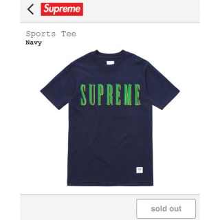 シュプリーム(Supreme)の新品 半タグ付 シュプリーム スポーツ ロゴティー Sサイズ 希少品(Tシャツ/カットソー(半袖/袖なし))