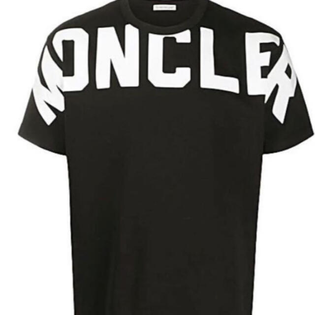 MONCLER - ☆最新作☆ MONCLER 半袖Tシャツ Ｍ ビッグロゴ ブラック ...