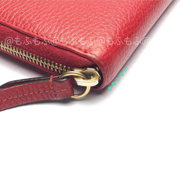 GUCCI GGマーモント ジップアラウンドウォレット ラウンドファスナー長