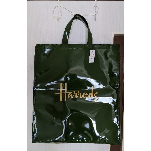 Harrods(ハロッズ)の未使用タグ付き正規品【Harrodsハロッズ】エコトートバックショッピングバッグ レディースのバッグ(トートバッグ)の商品写真