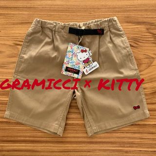 グラミチ(GRAMICCI)の【新品未使用タグ付】グラミチ×キティコラボ　ハーフパンツ　キッズL 140(パンツ/スパッツ)