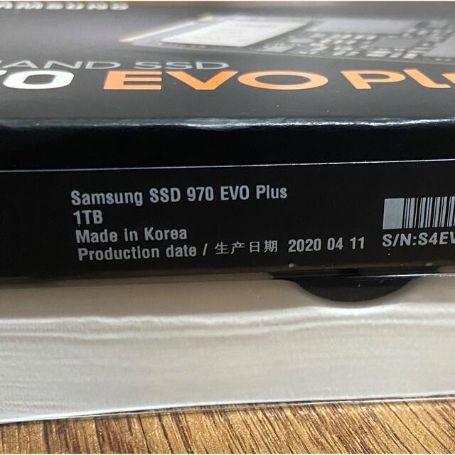 Samsung 970 EVO Plus 1TBPC/タブレット