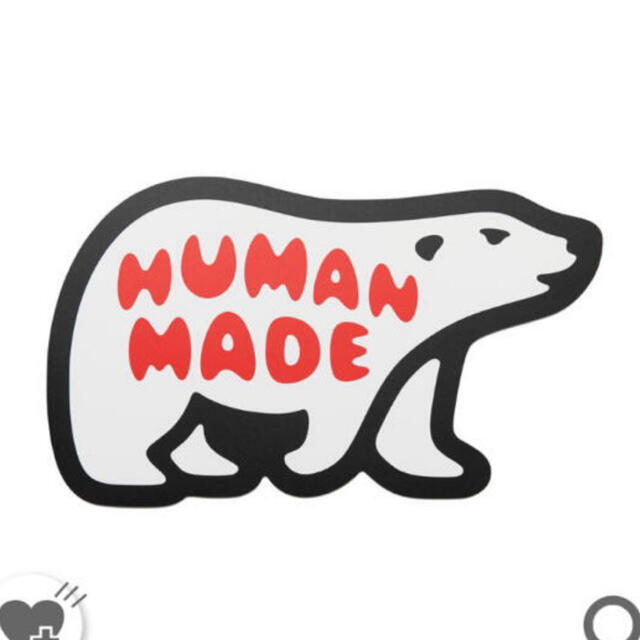 HUMAN MADE POLAR BEAR HEART CUTTER MAT