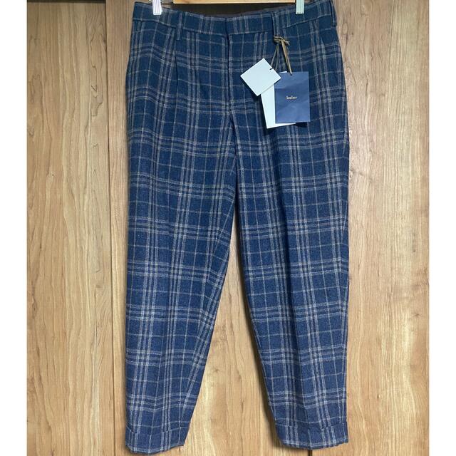 kolor 21AW ツイードチェックパンツ サイズ2 elc.or.jp